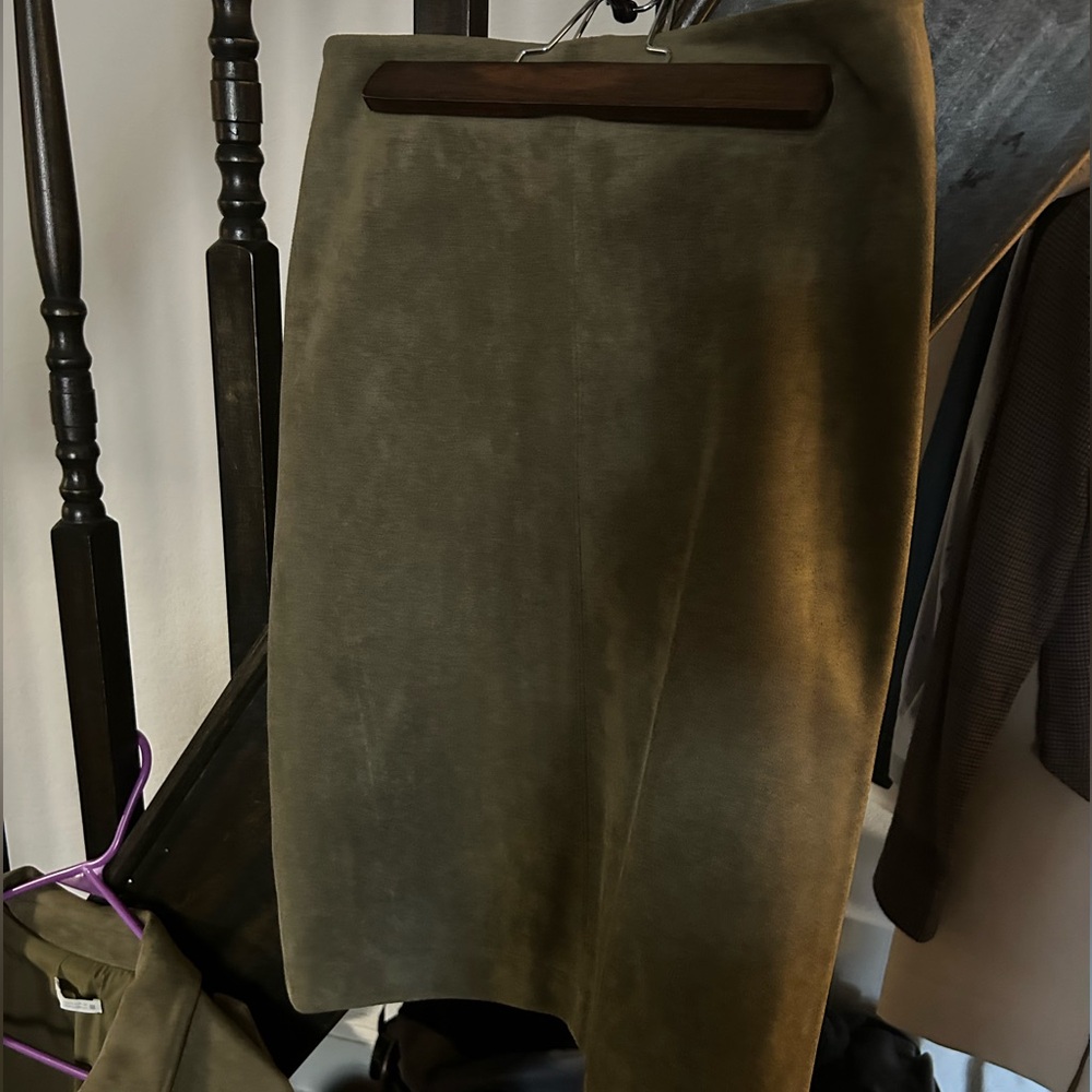 Zara Suede Effect Skirt